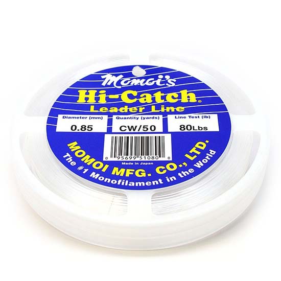 Momoi Hi-Catch Lider de Monofilamento 50 Yardas