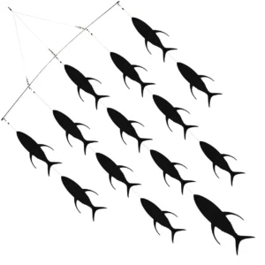 Bills N Fins Spreader Bar 14 Yellowfin Tuna Flap